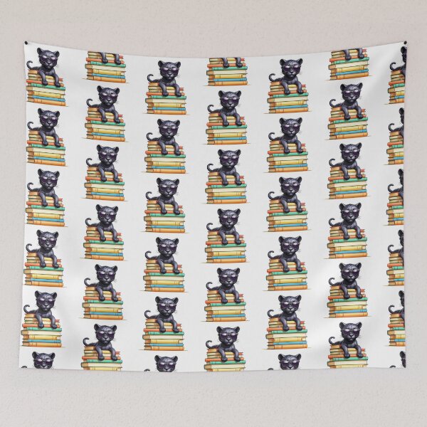 Item preview, Cool Baby Panther And Books designed and sold by TheAnimalZ00.