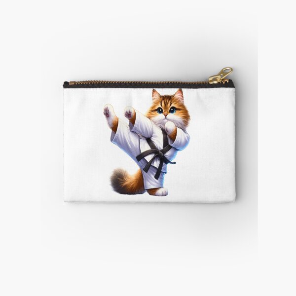 Item preview, Karate Cat | Adorable Fluffy Cat | Karate Black Belt designed and sold by Chic-Fun.