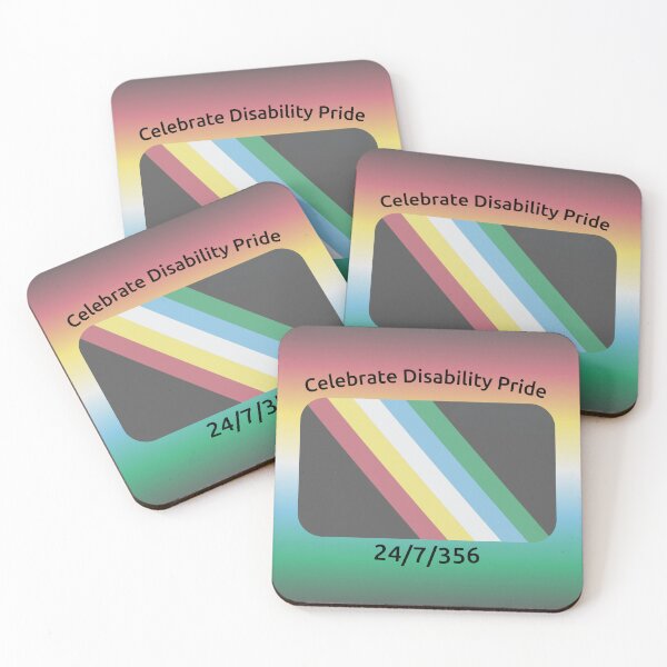 Item preview, Celebrate Disability Pride 24/7/356 designed and sold by Holy JM Designs.