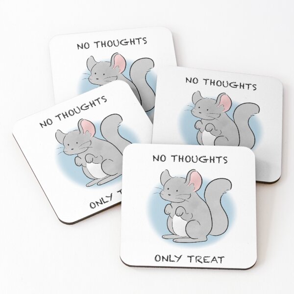 Item preview, The Thoughts of Chinchillas designed and sold by IzaArtstyles.