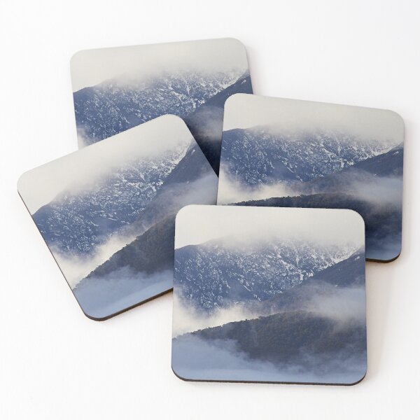 Item preview, Mount Bogong Fog With Snow designed and sold by Joy Watson - Natural Light Photography .