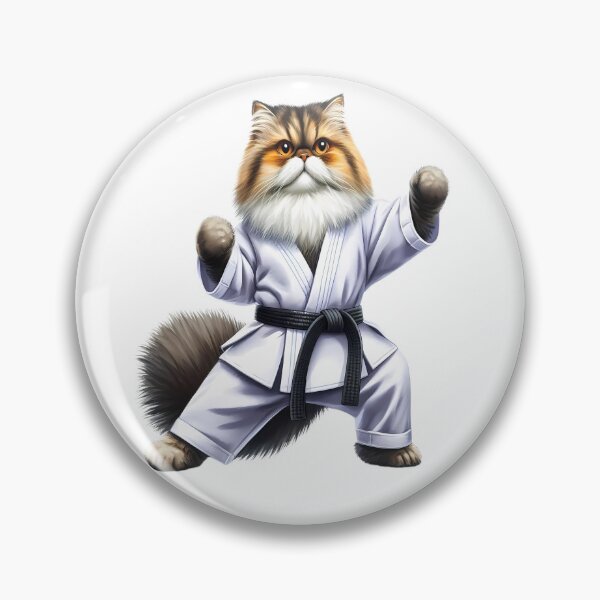 Item preview, Karate Cat | Cute Fluffy Persian Cat | Karate Black Belt designed and sold by Chic-Fun.
