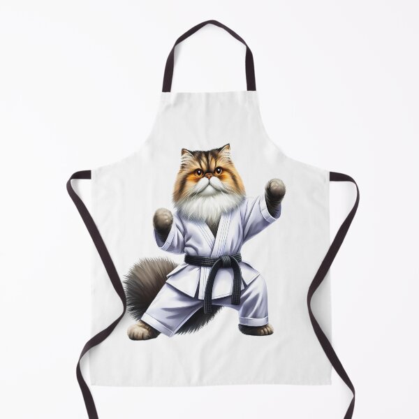 Item preview, Karate Cat | Cute Fluffy Persian Cat | Karate Black Belt designed and sold by Chic-Fun.