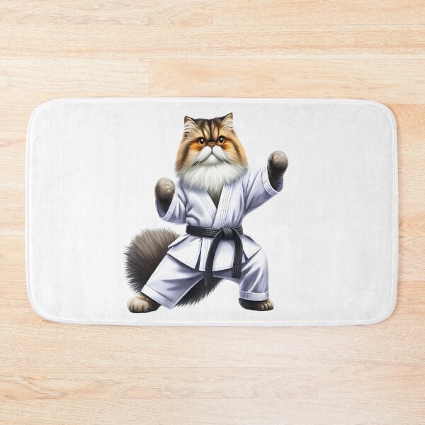 Item preview, Karate Cat | Cute Fluffy Persian Cat | Karate Black Belt designed and sold by Chic-Fun.