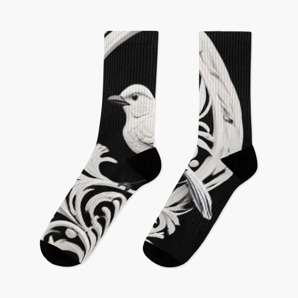Item preview, little bird sitting and floral design designed and sold by optimusprime39.