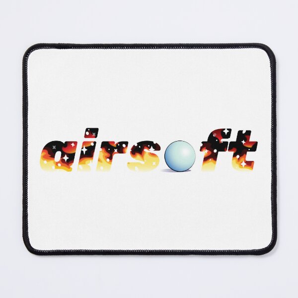 Item preview, Fiery Airsoft Logo Design - Bold Text with Flame and Sparkle Effects designed and sold by Carsondood.