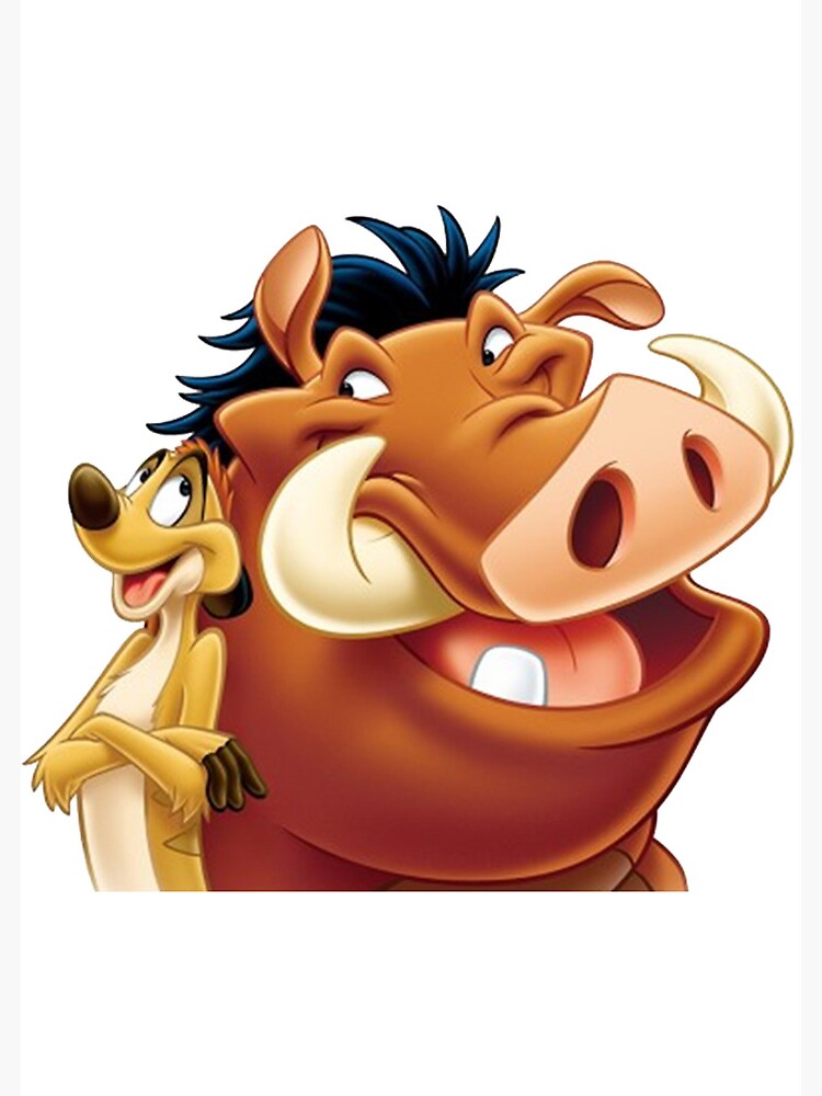 timon pumba Greeting Card