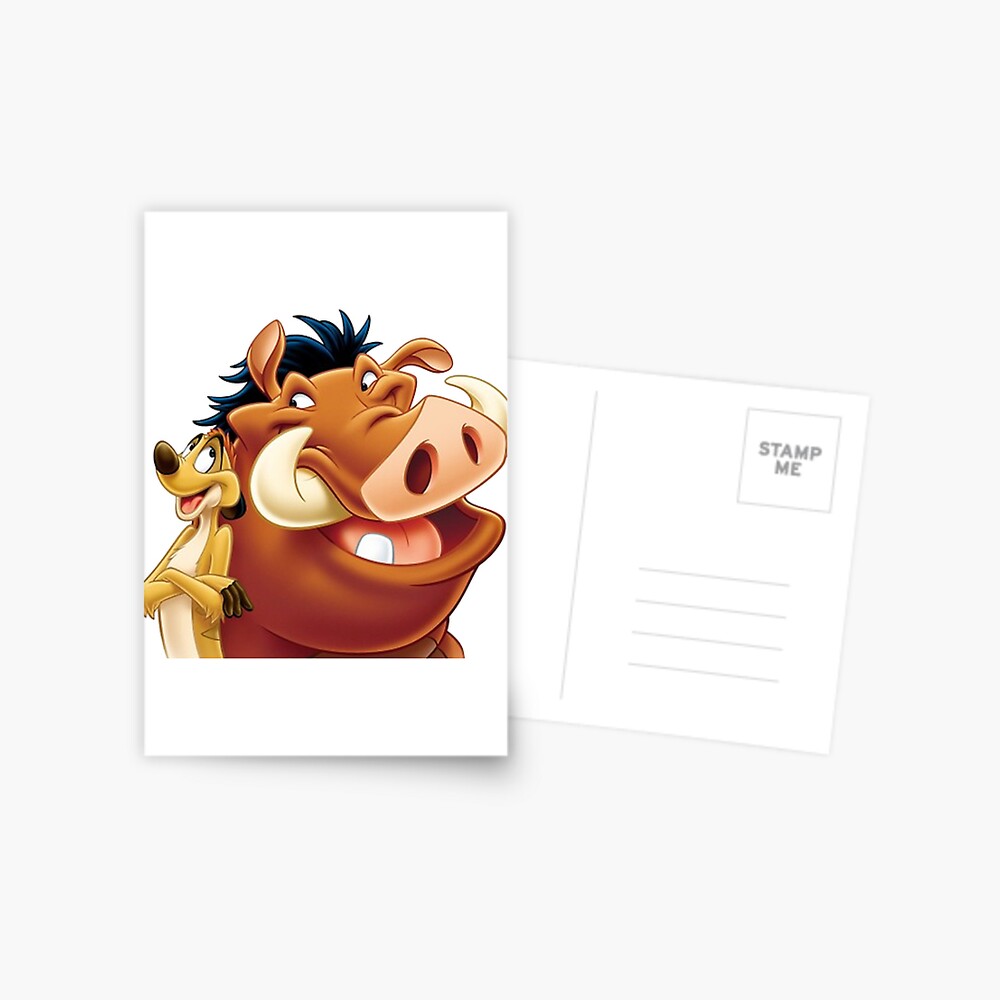 timon pumba Greeting Card