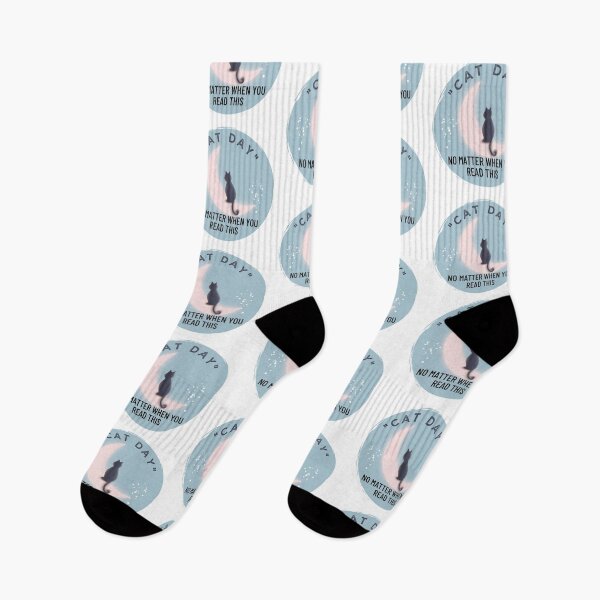 Item preview, cat day designed and sold by HelloThereStore.