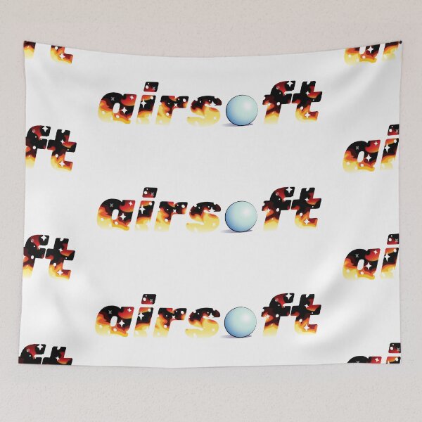 Item preview, Fiery Airsoft Logo Design - Bold Text with Flame and Sparkle Effects designed and sold by Carsondood.