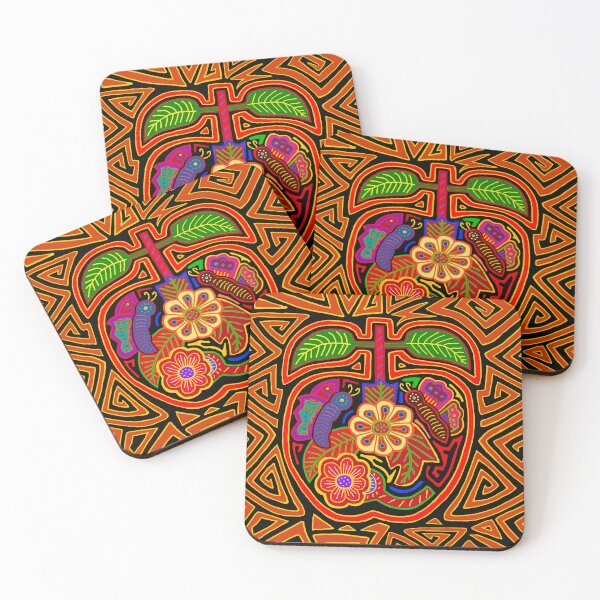Item preview, Kuna Indian Sweet Delicious Apple Tribal Mola designed and sold by Esprit-Mystique.