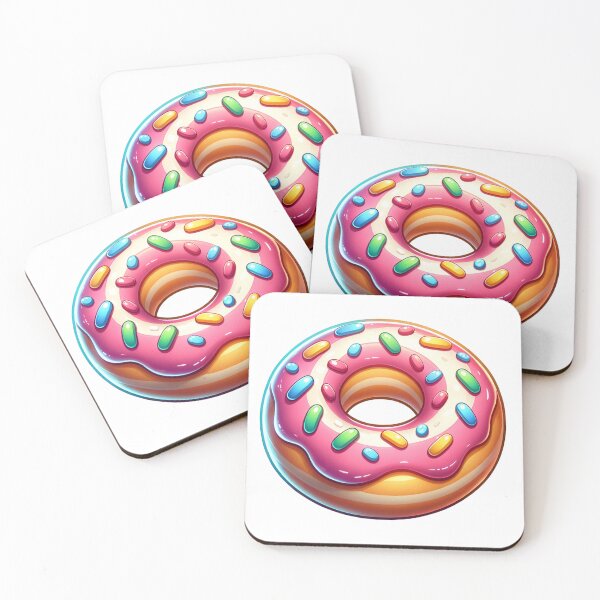 Item preview, Delicious Donut Delight - Sweet Treats Art designed and sold by JesNoh.