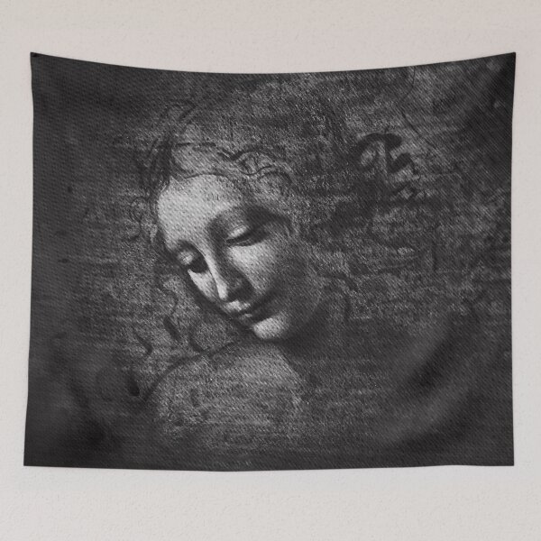 Item preview, La Scapigliata / The Lady with Dishevelled Hair /  Leonardo da Vinci / Version WHITE designed and sold by pelagio.