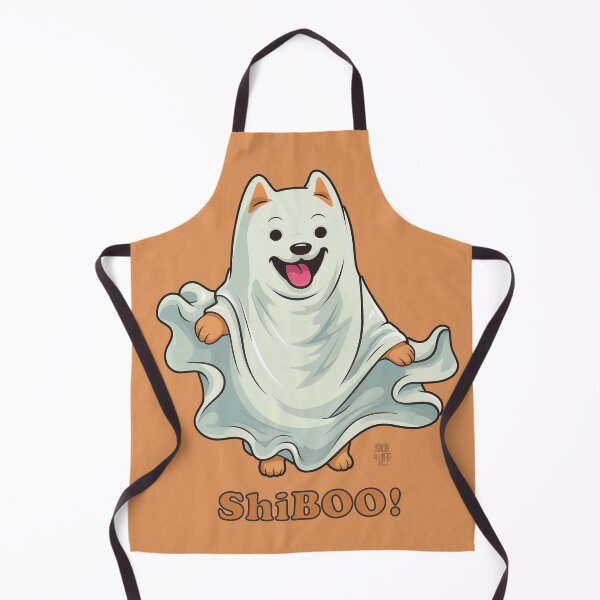 Item preview, ShiBOO! - Adorable Shiba Inu with a Boo-tiful twist! designed and sold by Sick-4-Life.