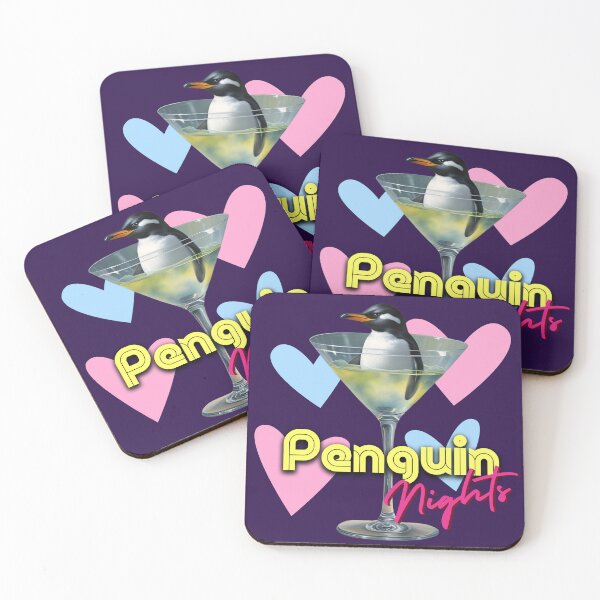 Item preview, Love Penguin Martini Nights designed and sold by pUNKnown.