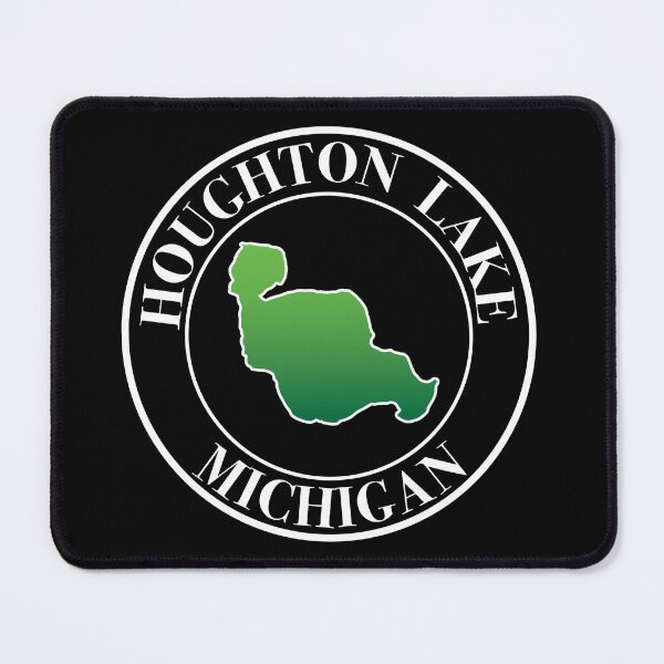 Item preview, Houghton Lake, Michigan designed and sold by SwiftSlothMedia.