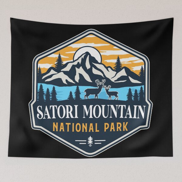 Artikelvorschau, Satori-Mountain-Nationalpark entworfen und verkauft von graphic-map.