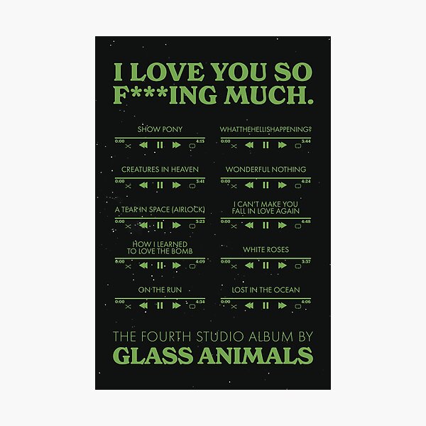 Item preview, I Love You So Much Tracklist designed and sold by erinsalbums.