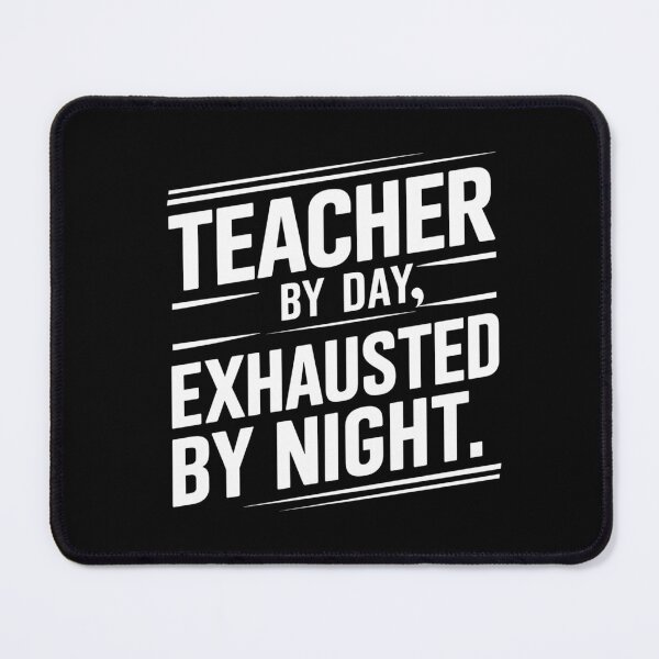 Item preview, Teacher By Day Exhausted By Night designed and sold by SewnMemories.