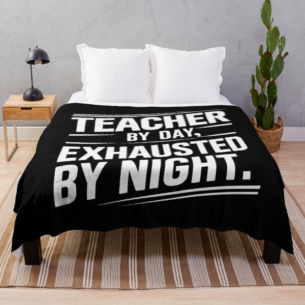 Item preview, Teacher By Day Exhausted By Night designed and sold by SewnMemories.