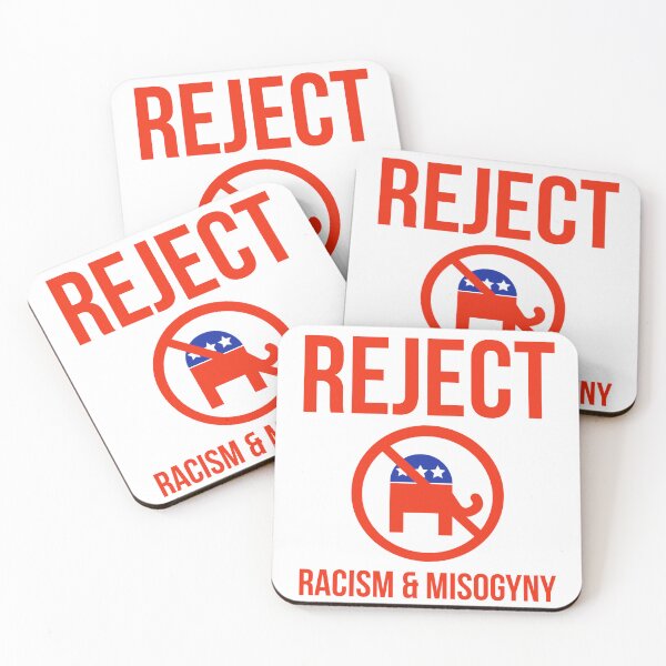 Item preview, Reject racism and misogyny  designed and sold by Rachel the Artist .
