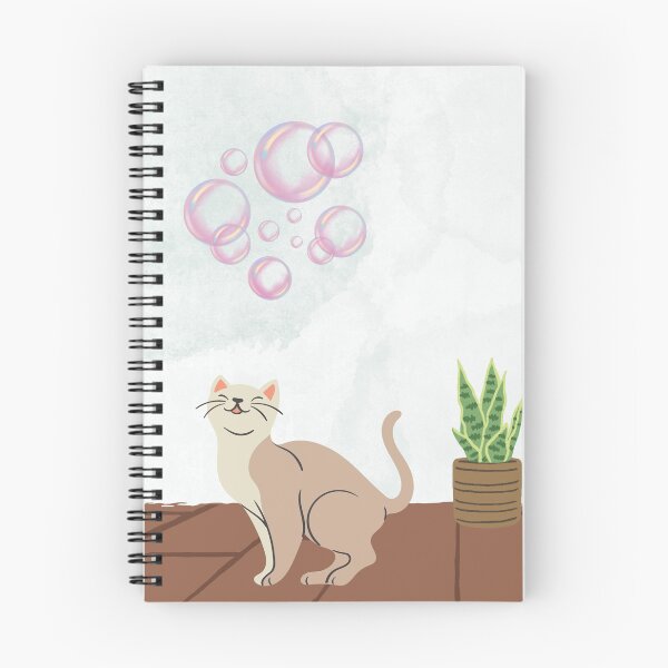 Item preview, Cat admiring bubbles designed and sold by BlueBerry45.