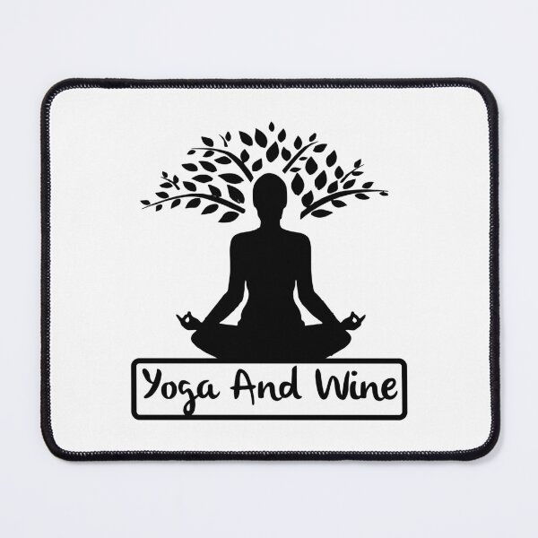 Artikelvorschau, Yoga und Wein entworfen und verkauft von Ze G.