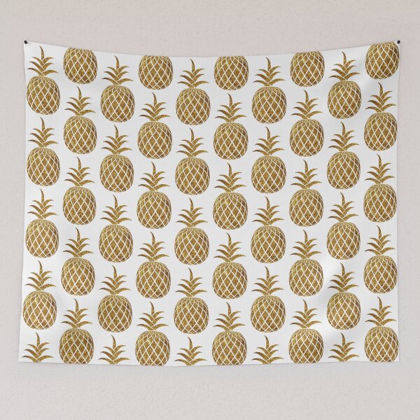 Item preview, Gold Glitter Pineapple designed and sold by starrylite.