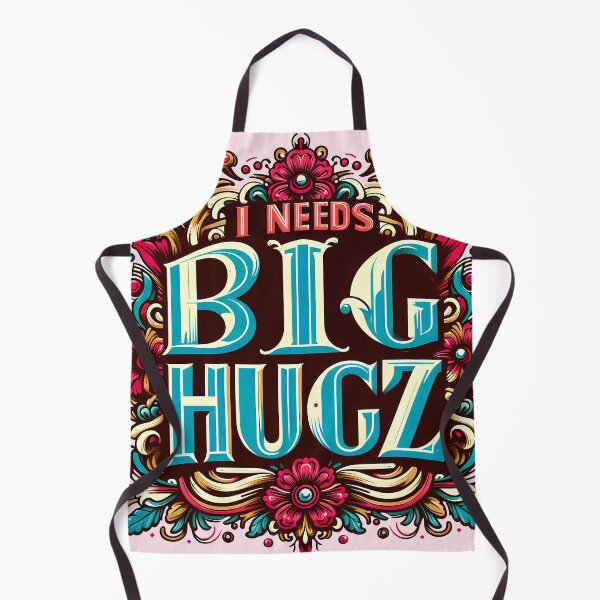 Item preview, I Needs Big Hugz, typography designed and sold by maxmaj.