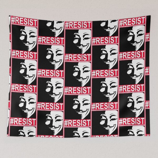 Item preview, V for Vendetta - November 5th - Resist  designed and sold by Hair-brained  Haberdasher.