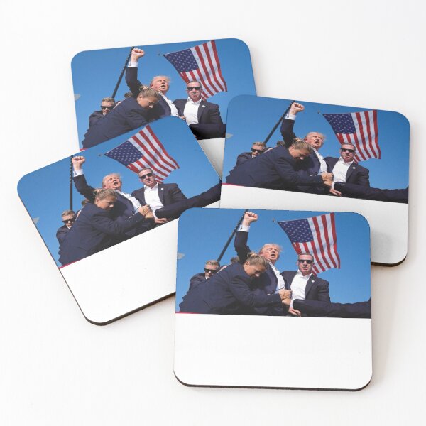 Item preview, Trump Rally Shirt American Flag Assassination Attempt Secret Service designed and sold by nojoketyler.