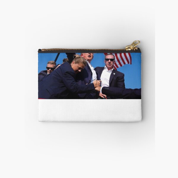 Item preview, Trump Rally Shirt American Flag Assassination Attempt Secret Service designed and sold by nojoketyler.