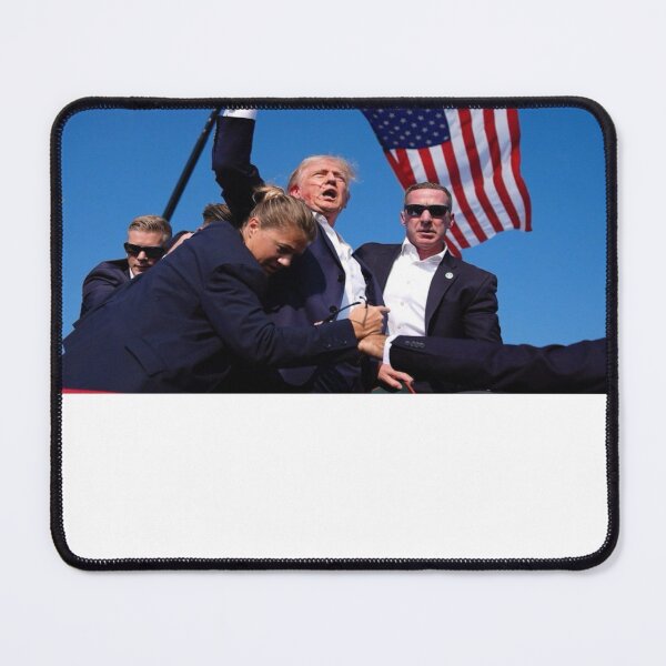 Item preview, Trump Rally Shirt American Flag Assassination Attempt Secret Service designed and sold by nojoketyler.