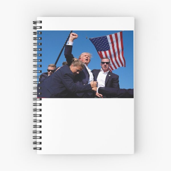 Item preview, Trump Rally Shirt American Flag Assassination Attempt Secret Service designed and sold by nojoketyler.