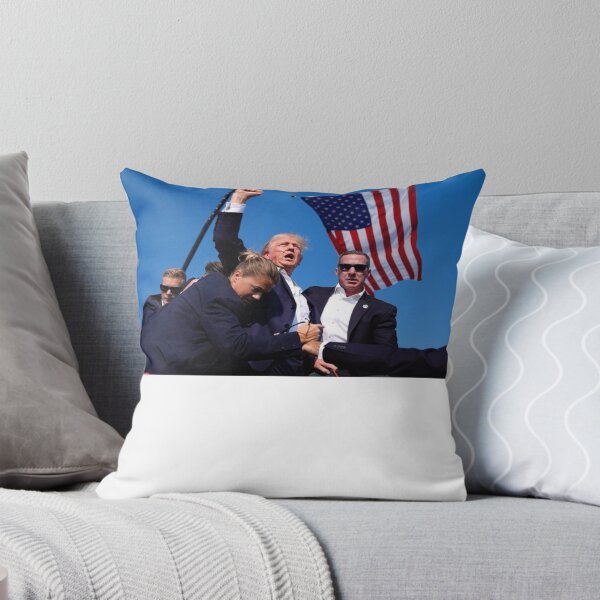 Item preview, Trump Rally Shirt American Flag Assassination Attempt Secret Service designed and sold by nojoketyler.