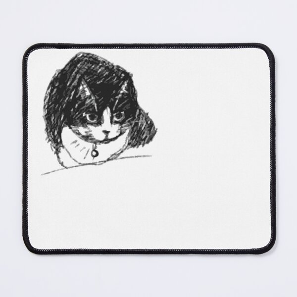 Item preview, black white cat drawing designed and sold by BEdgardP.