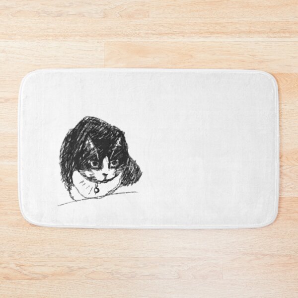 Item preview, black white cat drawing designed and sold by BEdgardP.