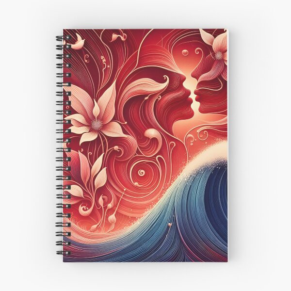 Item preview, Love's Hue: Red Kiss in Abstract Art designed and sold by daruneenok.