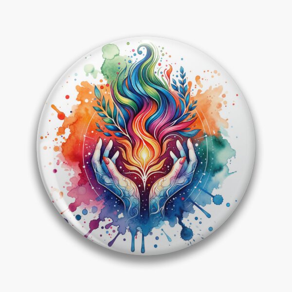 Item preview, Hands of Fire - Elemental Power Art designed and sold by JesNoh.