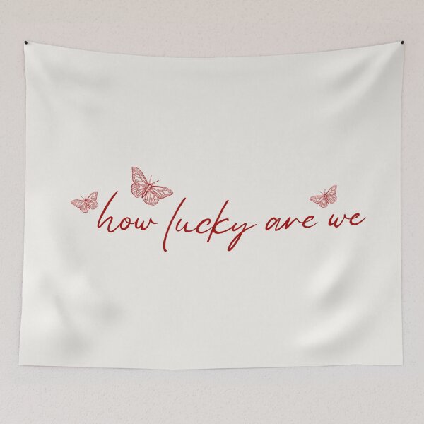 Item preview, How lucky are we, lyrics  designed and sold by cait-shaw.