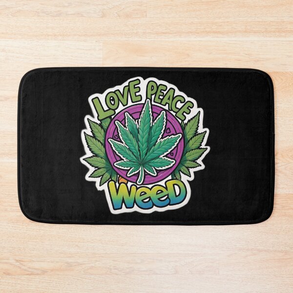 Item preview, Love, peace, weed symbol designed and sold by Heaven Welch.