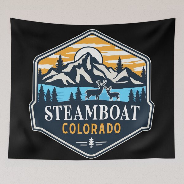 Item preview, Steamboat Colorado designed and sold by graphic-map.