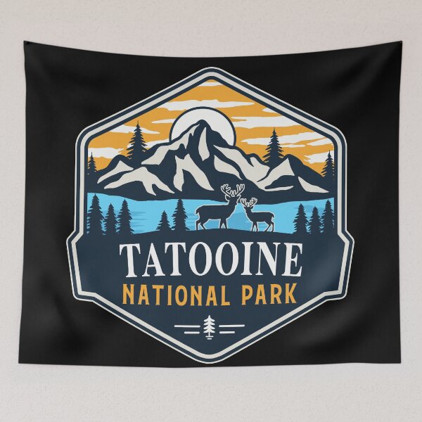 Item preview, Tatooine National Park designed and sold by graphic-map.
