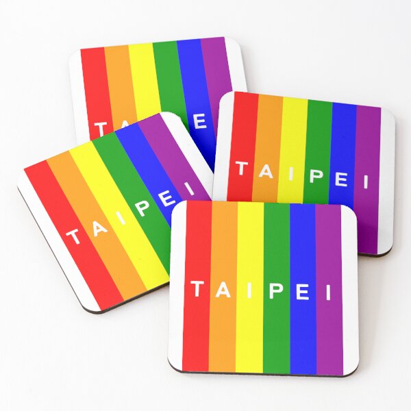 Item preview, TAIPEI rainbow flag LGBT Taiwan  designed and sold by AsianWalking.