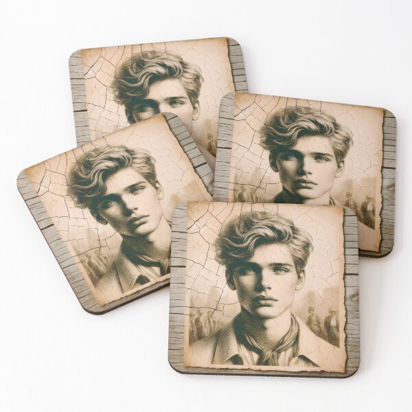 Item preview, Vintage Portrait of a Handsome Young Man designed and sold by CitrineLinker.