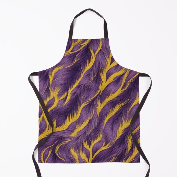 Item preview, Abstract Purple and Gold Feather Pattern designed and sold by calibrit.