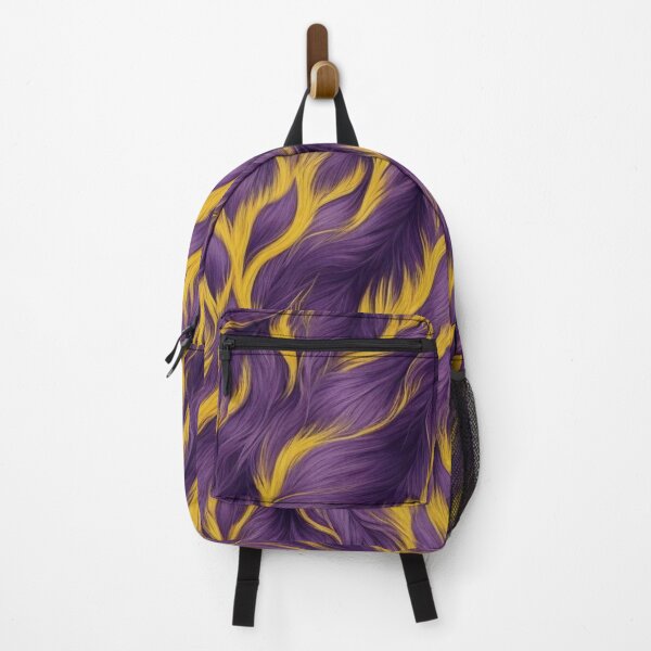 Item preview, Abstract Purple and Gold Feather Pattern designed and sold by calibrit.