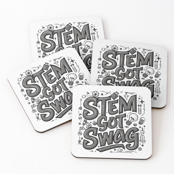 Item preview, STEM GOT SWAG T-shirt Design designed and sold by Collision19.