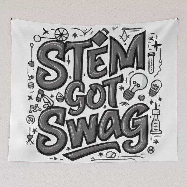 Item preview, STEM GOT SWAG T-shirt Design designed and sold by Collision19.