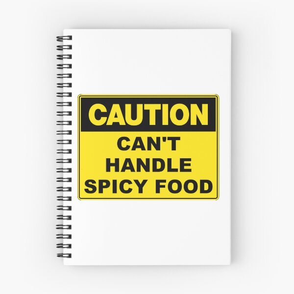 Item preview, Caution: Can't Handle Spicy Food designed and sold by RuthandRose.